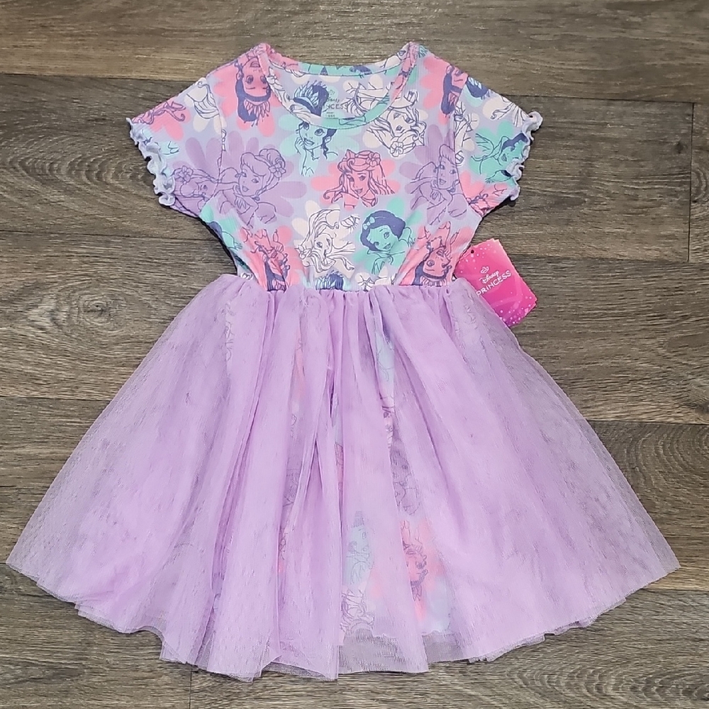 Disney Princess Tulle Dress Girls Size S(6/6X)